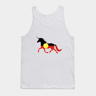 Australian Aboriginal Unicorn Flag Tank Top